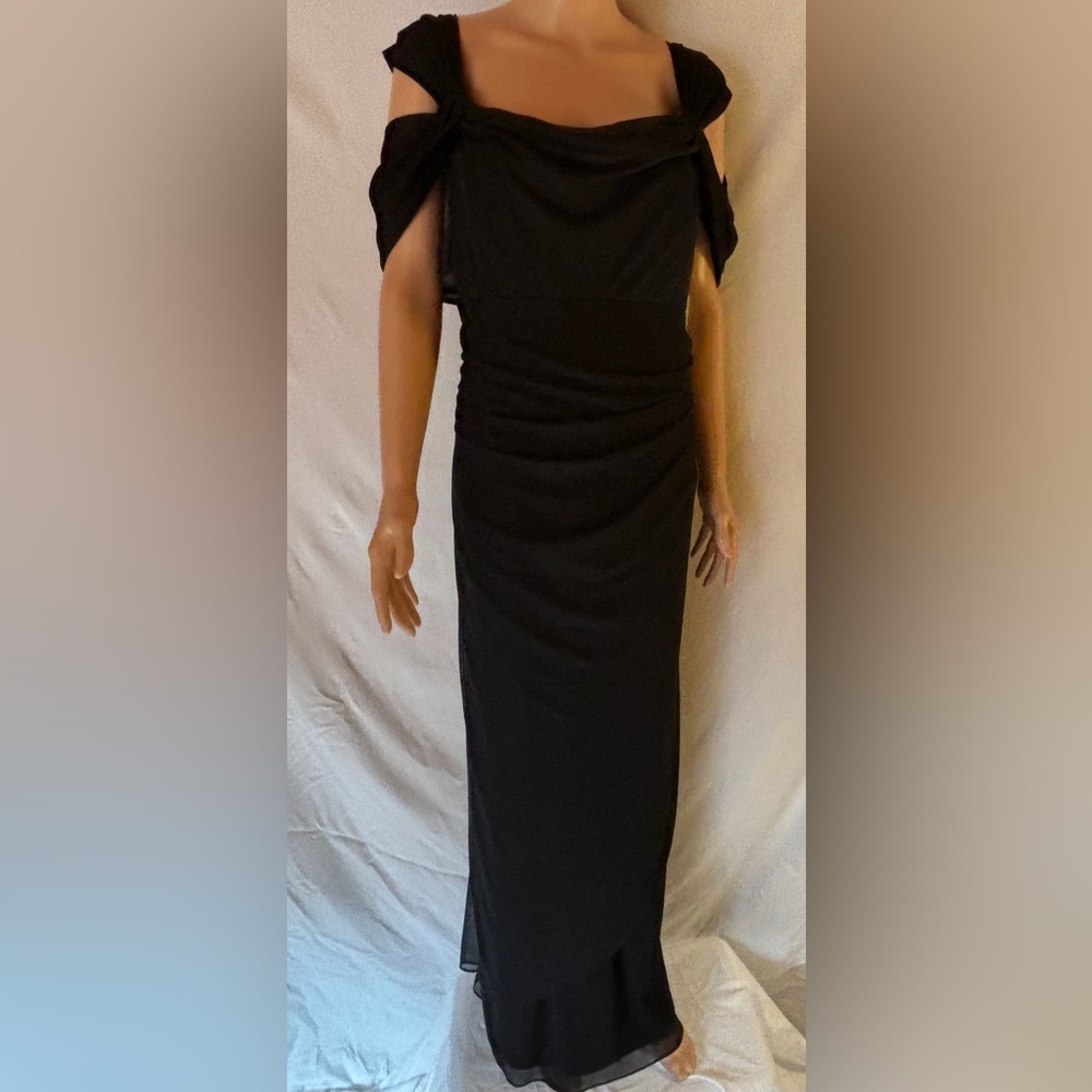 Alex Evening black long gown